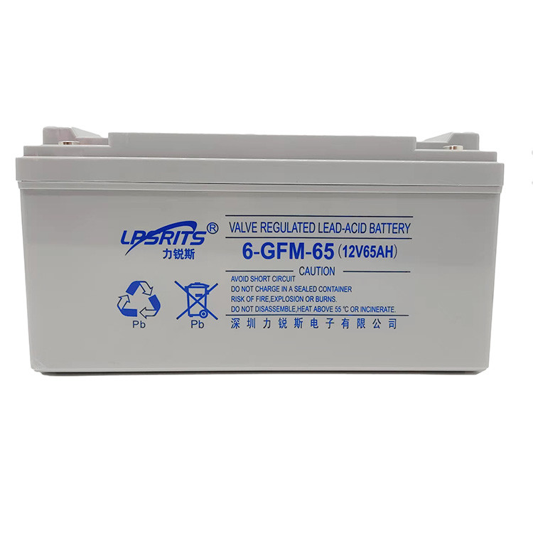 China Liruisi VRLA 6-GFM-65 12V 65Ah Sealed Lead Acid Battery For Uninterrupted Power Supply Unit factory