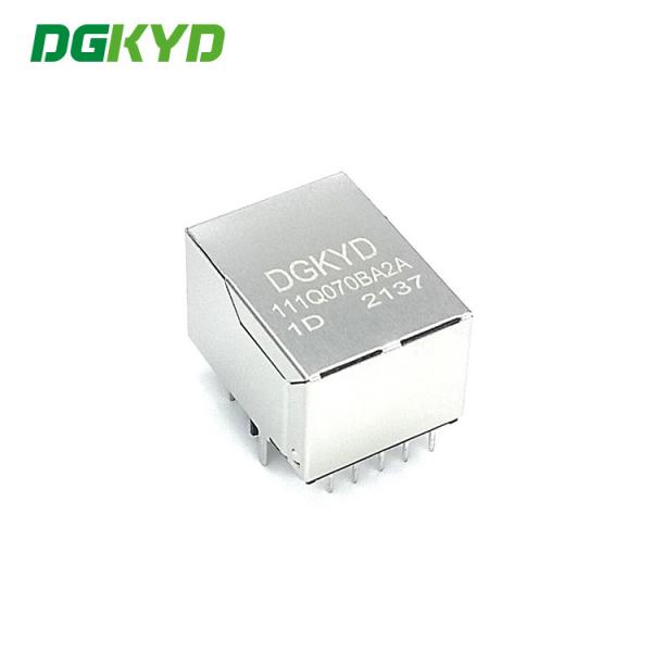 Quality DGKYD111Q070BA2A1D Gigabit Ethernet Rj45 Transformer 10PIN With Light And for sale