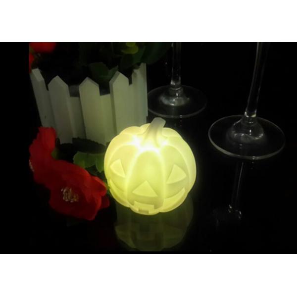 Quality Colorful LED Night Light Mini Gift Battery Operated Pumpkin Shaped Lights for sale
