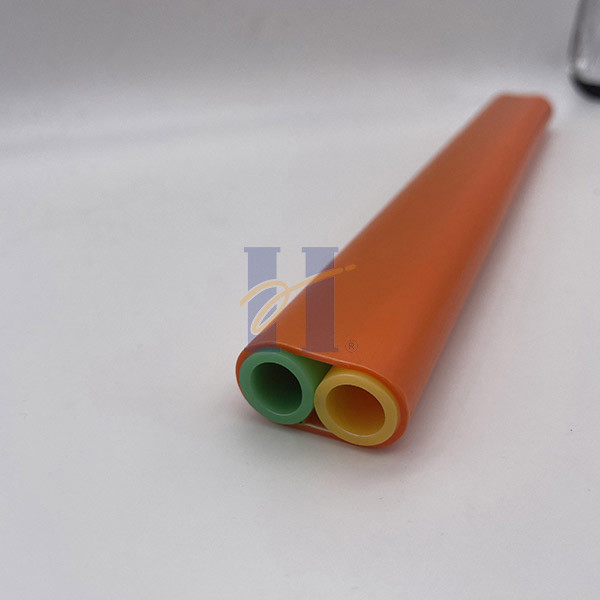 Quality Two Ways 12/10mm HDPE Air Blown Fiber Microduct Orange Sheath For FTTH Application for sale