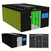 Quality Dual Channel Modular Computer Room 42U Intelligent Data Center Solution for sale