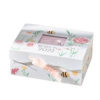 China Custom Size Baby Socks Keepsake Gift Box Modern Novel Design Baby Shower Gift Boxes factory