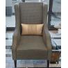 China fabric lounge chair,single sofa,hotel sofa,casual chair,antique chair,oak wood sofa/chairLC-0025 factory