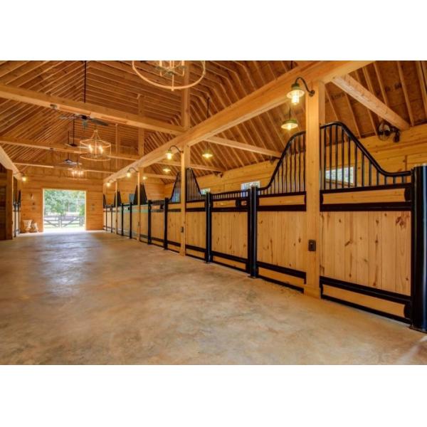 Quality Sunset Steel European Horse Stalls Standard Internal Stable Range Doors for sale
