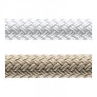 China Cruising Lines Yacht Double Braided Polyester Rope 3520Lbs With 12 Plait Core factory