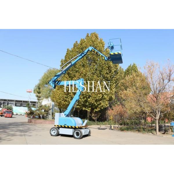Quality Gtzz Diesel Articulated Boom Lift Platform 230kg Load Capacity For Aerial Work for sale