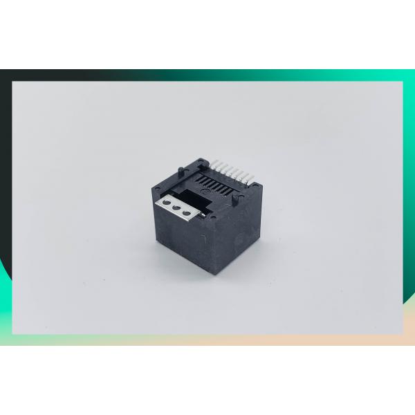 Quality Small RJ45 Modular Jack Vertical Shielded SMT With Solder Tab 8P8C Top Entry WR for sale