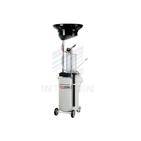 Quality Mobile 2 Gal Chamber Air Operated Waste Oil Drainer / Air Powered Oil Extractor for sale