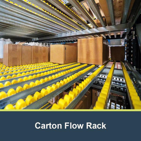 Quality Carton Flow Rack Gravity Flow Roller Racking  Carton Flow Racking Warehouse Storage Rack for sale