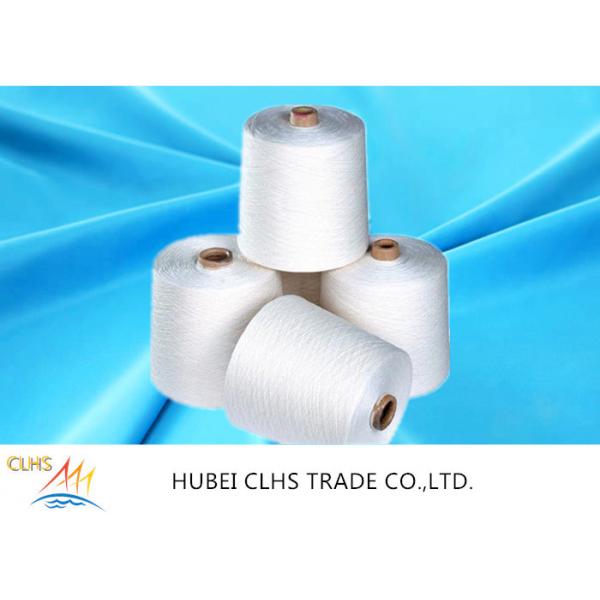 Quality Embroidery Poly Spun Yarn AAA Grade Level , Raw 100% Virgin Polyester Sewing Yarn for sale