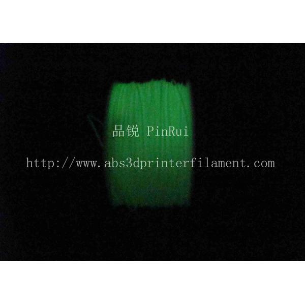 Quality 1.75mm / 3.0mm PLA Filament Glow in Dark Green for 3D Printer for sale
