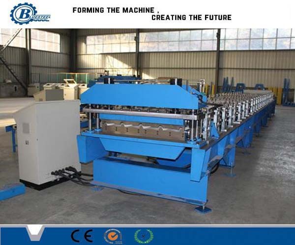 Quality Corrugared / IBR Metal Roofing Roll Forming Machine , Roof Sheet Making Machine for sale