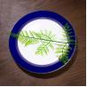 China Blue Lifestyle Colorful Porcelain Plates Creative Bowl Ceramic Tableware factory