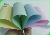 China 55 / 50 / 55 Gsm Offset Printing Copier Paper Rolls , Ncr 5 Colored Paper Jumbo Roll factory