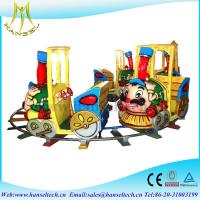 China Hansel theme park equipment for sale electric amusement kids train electric train rides for sale