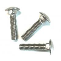 Quality Carbon Steel / Stainless Steel Round Head Bolts , Industrial Square Neck Bolt for sale
