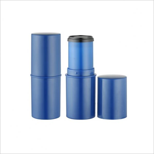 Quality Plastic Empty Glue Round Deodorant Stick Container For Cosmetic Packaging for sale