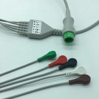 China Mindray 5 Lead ECG Cables And Leadwires For ECG Monitor AHA Cable Color Coding factory