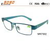 China New design high quality fashionable reading glasses ,made of stainless steel with blue color factory