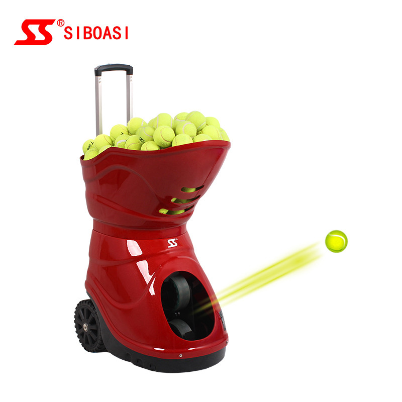 China AC And Battery Powered S4015 Tennis Ball Machine , Tennis Ball Shooter for sale