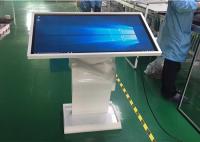China Digital Signage Kiosk 32 Inch 450nits 4k resolution Totem with touch screen computer kiosk factory