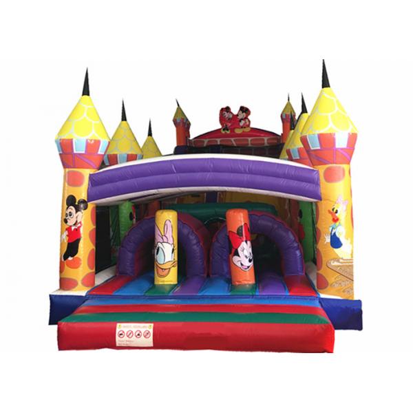 Quality Common Inflatable Obstacle Courses / Inflatable Mickey Obstacle Games for sale
