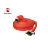 China 2.5 Inch Canvas Fire Hose Reel Hose Fire Fighting Double Layer Custom Made factory