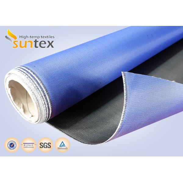 Quality Fireproof Polyurethane PU Coated Fiberglass Fabric Fire Resistant Thermal for sale