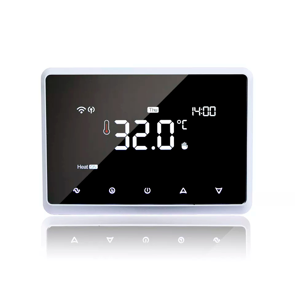 China Glomarket Tuya Wifi Thermostat , LCD Touch Screen Floor Heating Room Thermostat factory