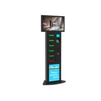 China Customized Coin Operated Multi Phone Charging Station Kiosk with 32 inch LCD Digital Signage for sale