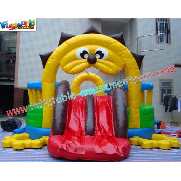 Quality Cool Commercial Inflatable Amusement Park Play Centers 6L x 6W x 4H Meter for toddlers for sale