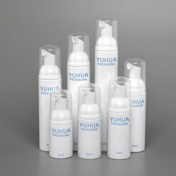 Quality Fancy Cosmetic Plastic Foam Pump Bottle Trigger Sprayer Cap Gasket Cylinder Shape for sale