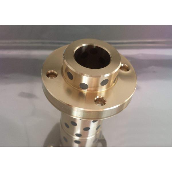 Quality Solid Lubricant Plugs Casting Copper Metric Bronze Sleeve Bearings With Flange for sale