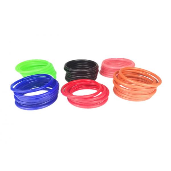 Quality Bright Color Silicone Rubber Seal Rings / Rubber Ring Gasket Anti - Aging for sale