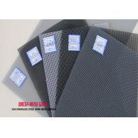 China Anti Mosquito Fly Stainless Steel Security Window Screen 18X14 Size Black Color factory