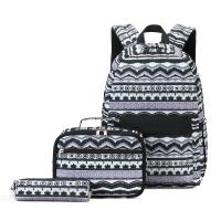 Quality Customized Women Soft Nylon Backpack Durable With 2 Main Compartments for sale