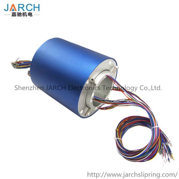 Quality Alternator Through Bore Slip Ring Pcb Electrical Rotating Connector For Cable for sale