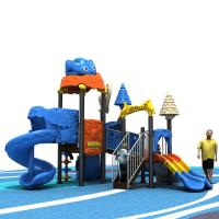 China Customized Outdoor Playground Slide Children Amusement Park Games for sale