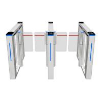 Quality Pedestrian High Speed Gate Access Controller Automatic Sliding Barrier Turnstile for sale