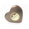 China Customized Design Heart Shaped Tin Cans , Chocolate Gift Tins Various Size factory