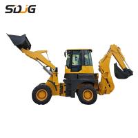 china 2500kg Towable Backhoe Loader Machine With 4 In 1 Bucket