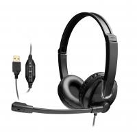 China Business USB Plug Noise Cancelling Headphones Wired Gaming Headset for sale