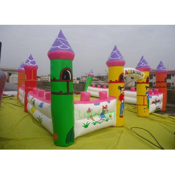 Quality Inflatable fun land , inflatable amusement park castles for kids / commercial for sale