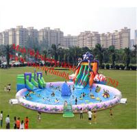 China water park equipment for sale water park equipment price large inflatable pool slide factory