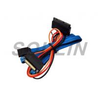 China Red Color 7+15pin 22pin SATA Cable Female To SATA Female W/ Molex IDE 4Pin Power factory