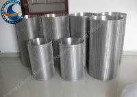 China Customized Stainless Steel Wedge Wire Screen Drum For Self Cleaning Strainer factory