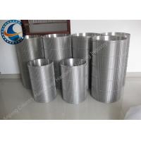 China Customized Stainless Steel Wedge Wire Screen Drum For Self Cleaning Strainer factory