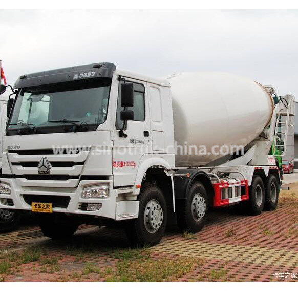 Quality 12 Wheels 8×4 Concrete Mixer Truck One Bed Weatherproof For Construction for sale