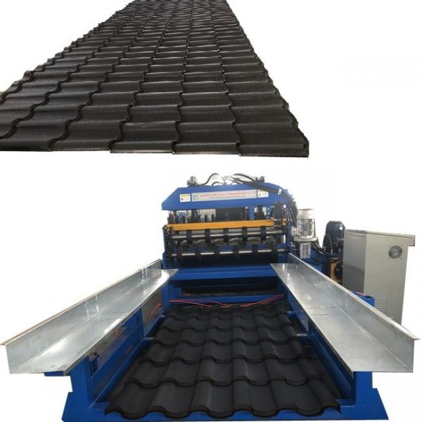 Quality High speed lace shearing step tile metal roofing sheet forming machine for sale