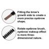 China Retractable Eyebrow Pencil Automatically Rotate Size 140mm * 9mm factory